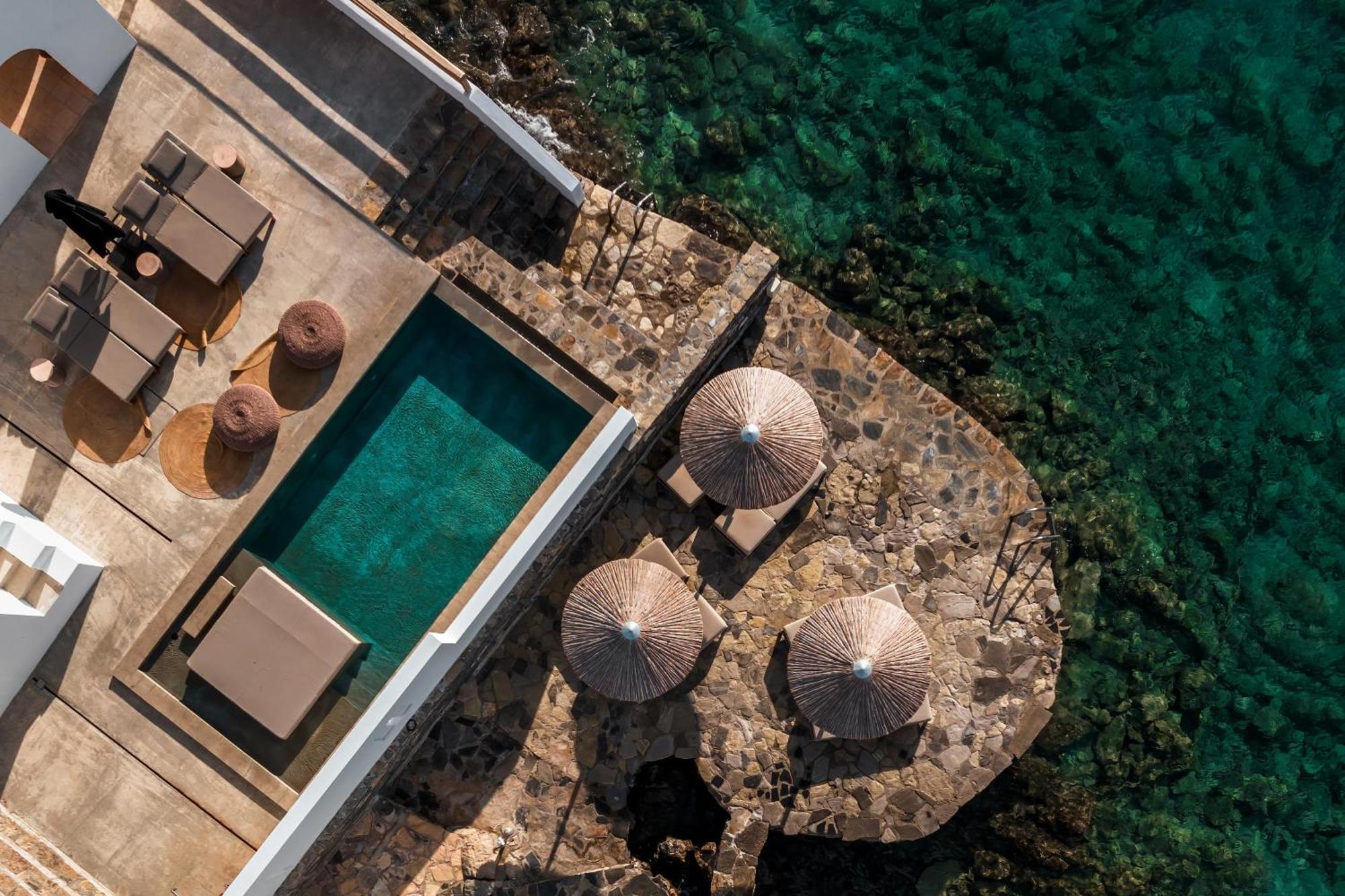 Minos Beach Art Hotel, A Member Of Design Hotels Agios Nikolaos Esterno foto