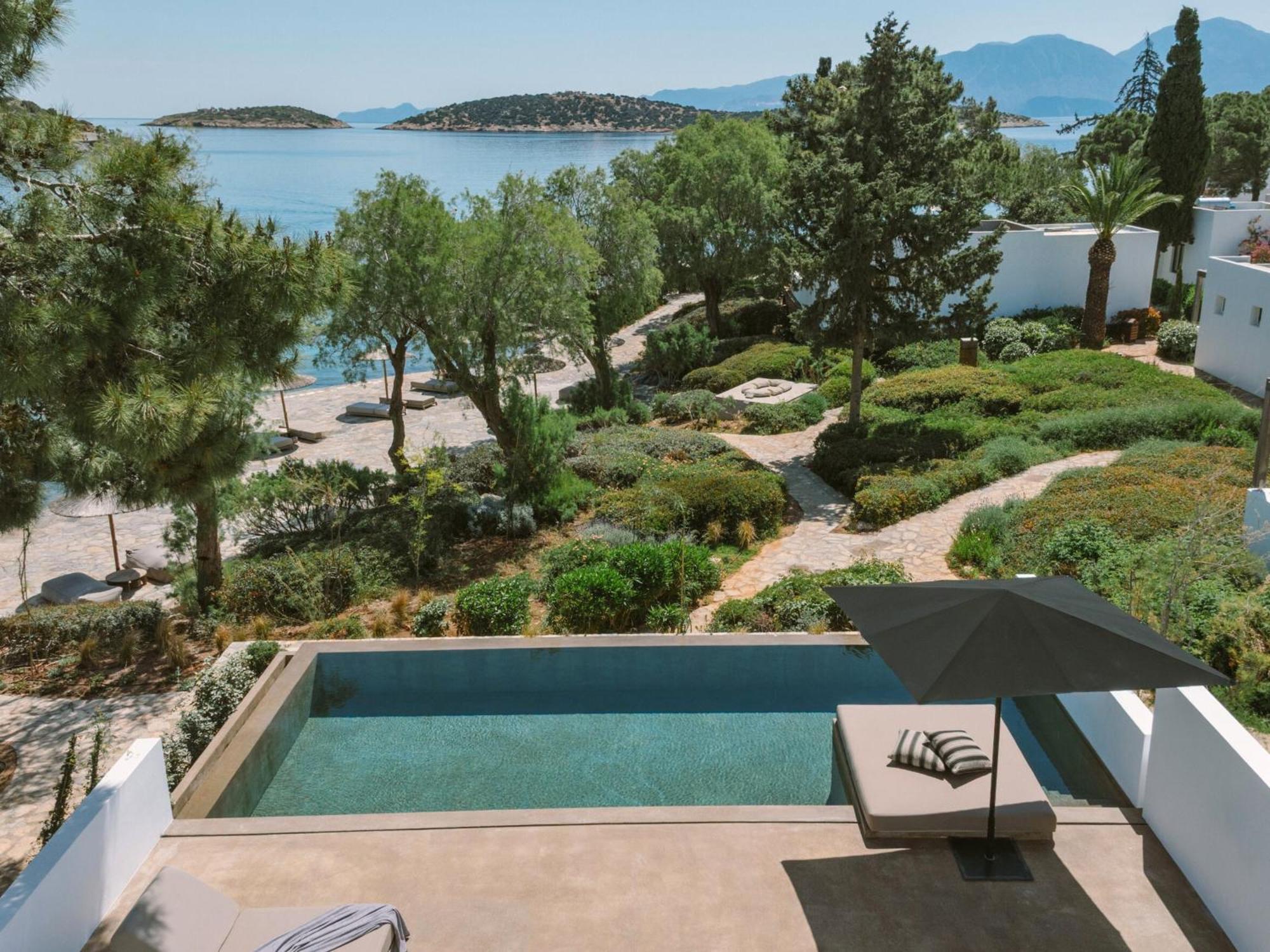 Minos Beach Art Hotel, A Member Of Design Hotels Agios Nikolaos Esterno foto