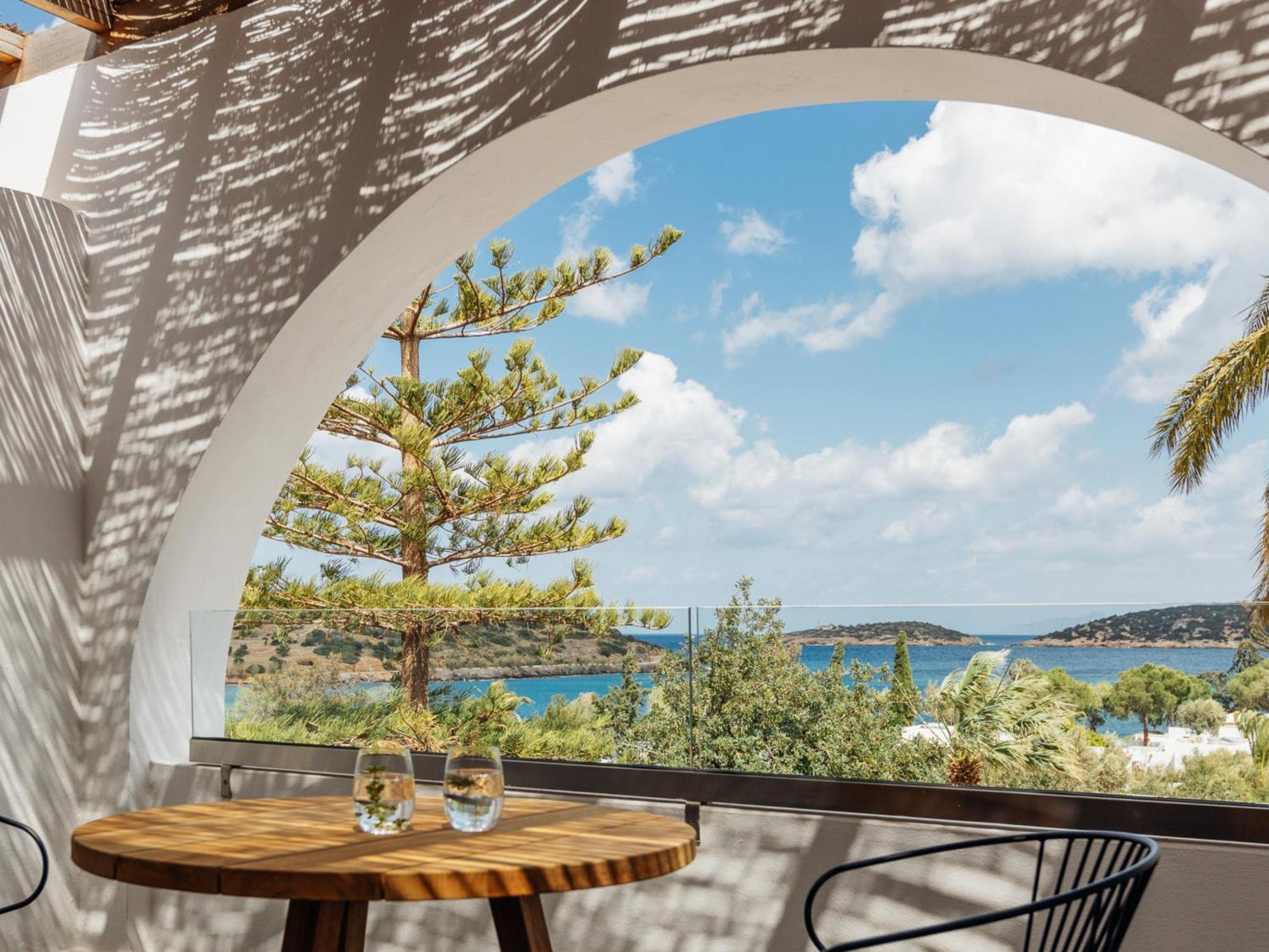 Minos Beach Art Hotel, A Member Of Design Hotels Agios Nikolaos Esterno foto