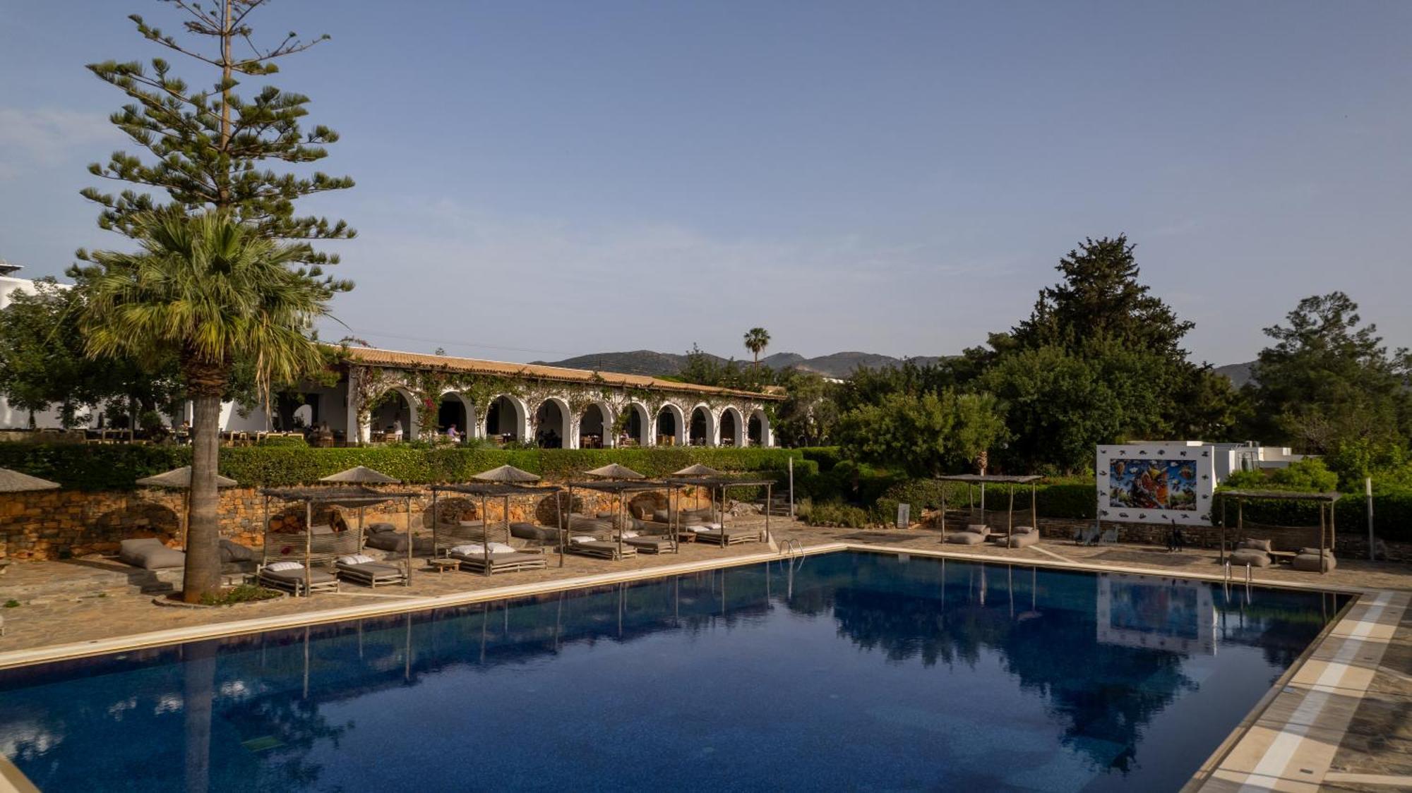 Minos Beach Art Hotel, A Member Of Design Hotels Agios Nikolaos Esterno foto
